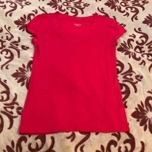 Pink short-sleeve top